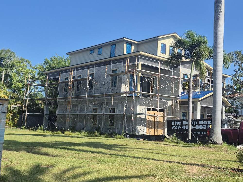 MMATGC CMU block work — Three-story block shell — St. Petersburg