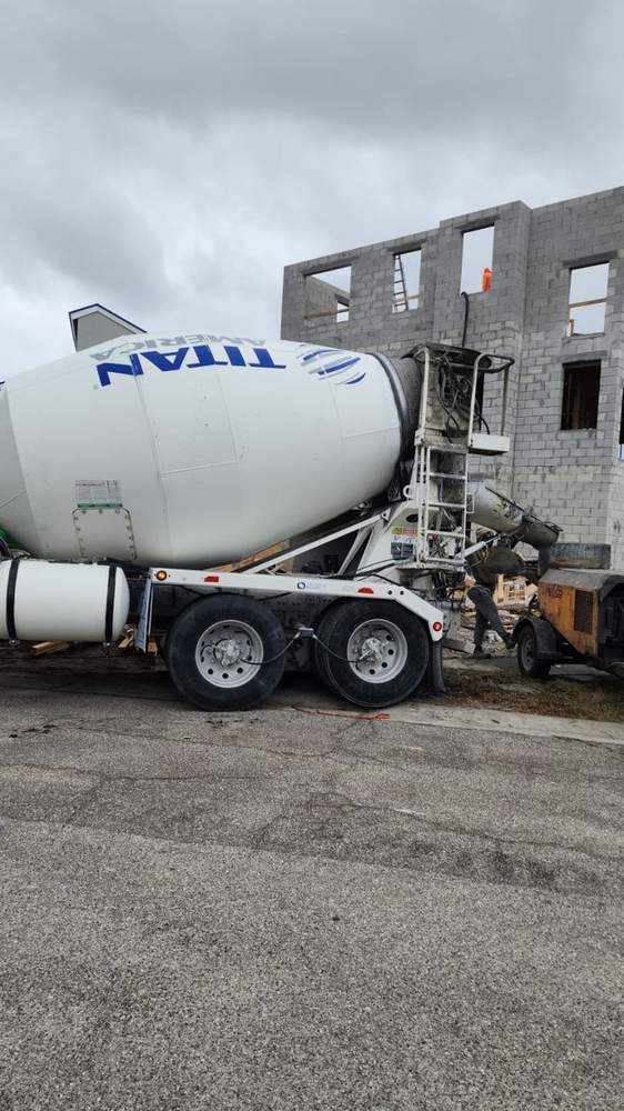 MMATGC CMU block work — Concrete delivery for block cell fill