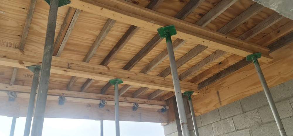 MMATGC concrete work — Elevated slab formwork