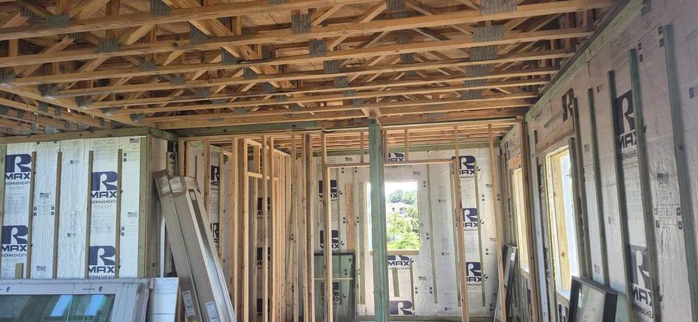 MMATGC framing work — Interior partition framing