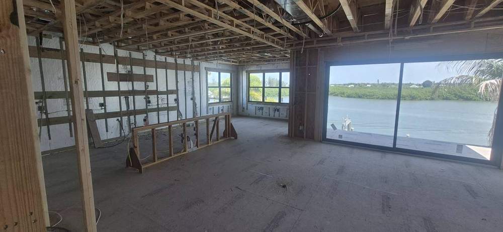 MMATGC framing work — Great room framing — panoramic waterfront